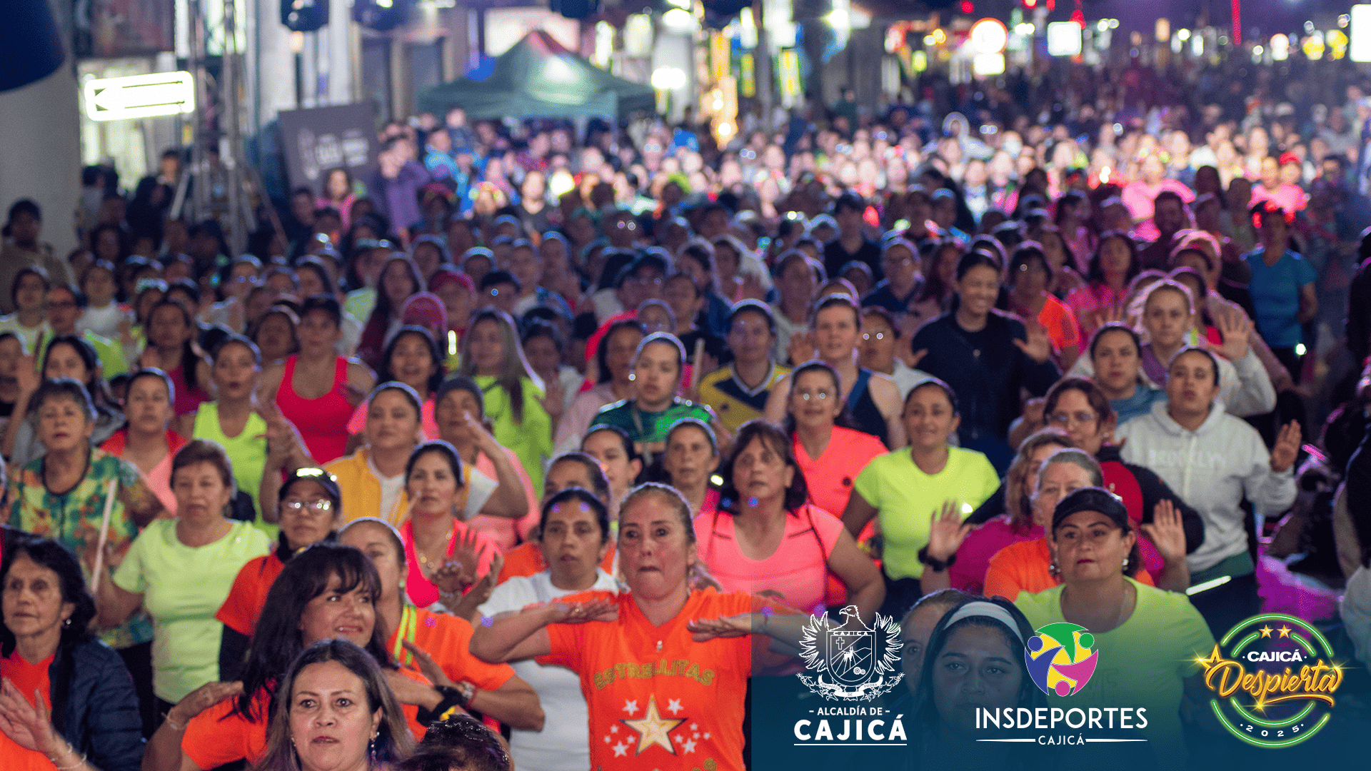 Lee más sobre el artículo Cajicá vivió una noche de deporte, cultura y color con “Cajicá Despierta 2025”